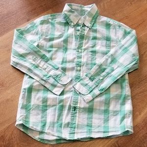 Crewcuts boys plaid shirt, 6/7